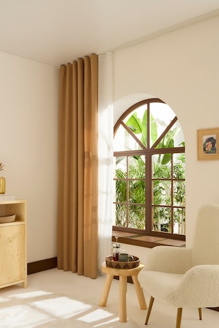 Kaşmir Home Perla Keten Fon Perde Bej 150x270 Cm Bej