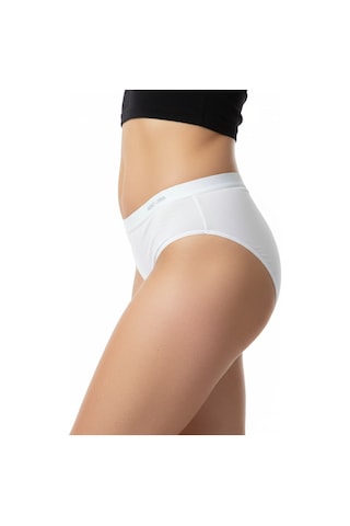 - Premium Bambu Kadın Slip 6 Lı Paket Beyaz Beyaz