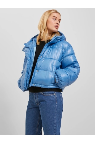 Jjxx Kapüşonlu Şişme Mavi Kadın Mont 12236544 001