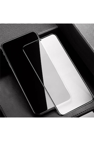 Northcity Apple Uyumlu iPhone 11 Pro 2in1 Full Glue Kamera Lens & Ekran Koruyucu Cam Set - Çizilmeye Karşı 5 Katman Dayanıklı