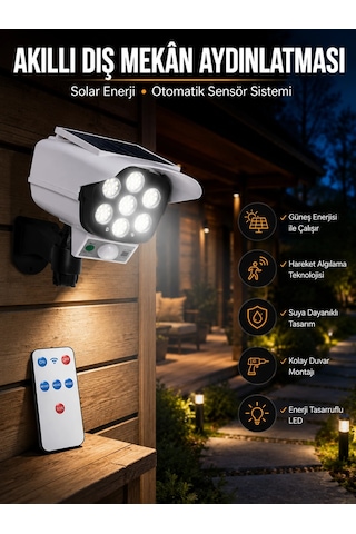 Kamera Görünümlü Solar Lamba Najmaddin