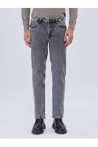 Kip Antrasit Slim Fit Denim Pamuk Karışımlı Pantolon Çok Renkli