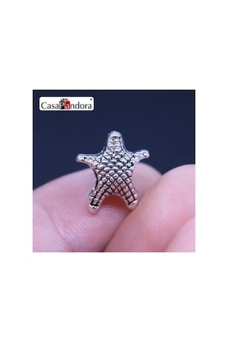 Gümüş ^yıldız^ Charm, Charm Bileklik Uyumlu Gümüş Gümüş