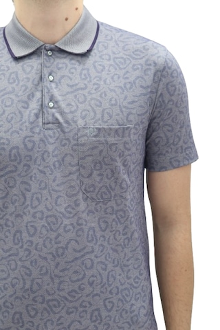 Santa Dmctekstil Erkek 2026 Desenli Klasik Kesim Rahat Kalıp Tek Cepli Polo Yaka T-shirt Lacivert