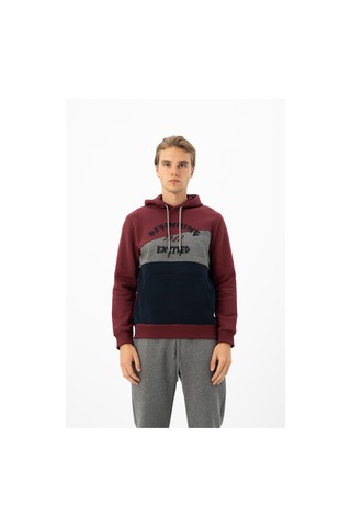 AR-MA Arma Erkek Kanguru Cepli Kapüşonlu Sweatshirt K24254928701 Bordo