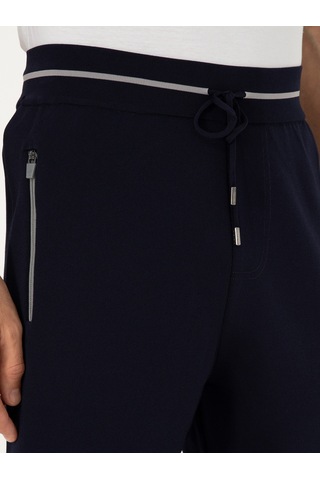 Cacharel Lacivert Jogging Fit Triko Pantolon