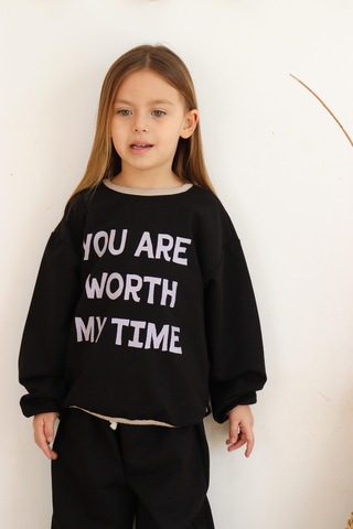 2 Li Takım Baskılı İki İp Siyah