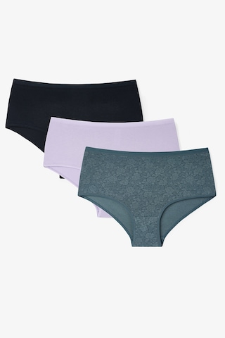 Penti Renkli Pure Feel 3'lü Pamuklu Yüksek Bel Slip Külot