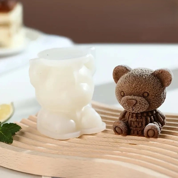 River World Buz Kalıbı Silikon Ayı Şekilli Çok Renkli