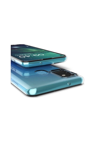 One Plus Nord N100 Kılıf Zore Süper Silikon Kapak Renksiz