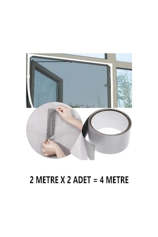 Sineklik Yaması 50mmx2mt 2 Adet Tamir Kiti Bantı , Sineklik Yama
