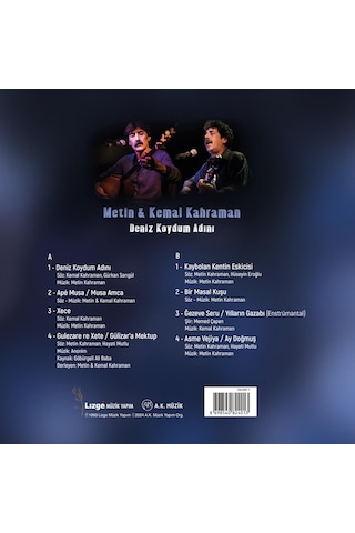 Metin Kemal Kahraman - Deniz Koydum Adını Plak