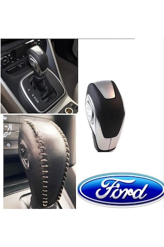 Ford Otomatik Vites Topuzu Kılıfı El Yapımı Hakiki Deri (545446243)