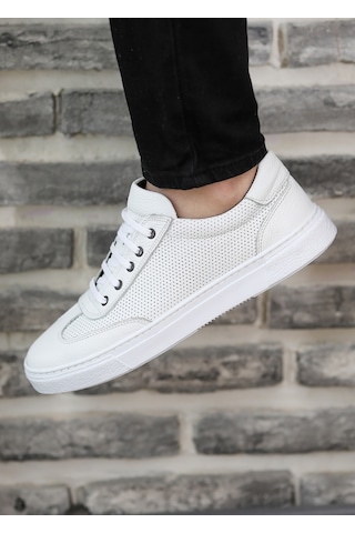 Hakiki Deri Sneaker Günlük Rahat Erkek Ayakkabı Lauker01 001