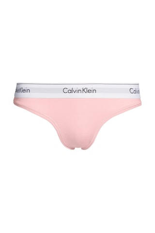 Calvin Klein Kadın Marka Logolu Elastik Bantlı Günlük Kullanıma Uygun Pembe Külot 0000f3786e 2nt Pembe1