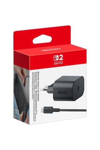 Nintendo Switch 2 Ac Adaptör Türkiye Girişli Şarj