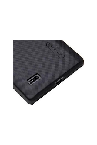Nillkin Optimus L9 İle Uyumlu Sert Kauçuk Kılıf Siyah