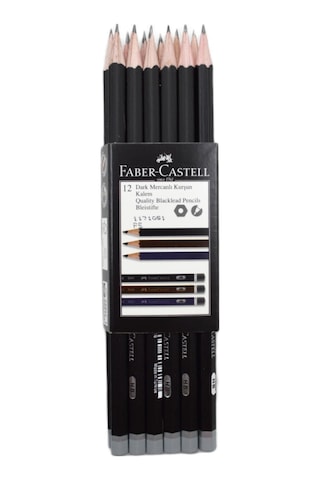 Faber-castell Dark Mercanlı Hb Kurşun Kalem 144 Adet Siyah