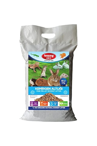Bonny Nice Doğal Çam Pelet Tavşan Kafes Altlığı 5 Kg 10 Lt Çam Pelet Kafes Altlığı