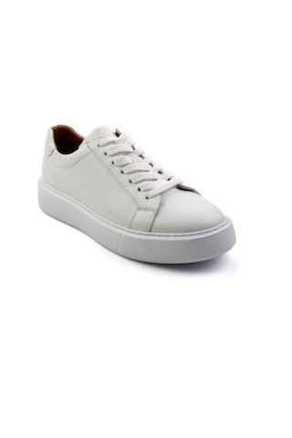 Bambi Beyaz Leather Erkek Sneaker E01079971043 Beyaz