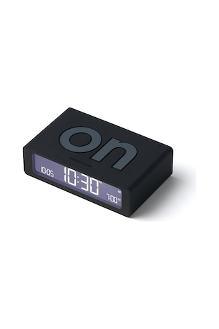 Lexon Flip Mini Şarj Edilebilir Alarm Saat Siyah