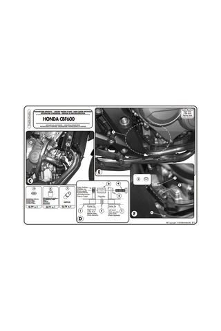 Kappa Kn456 Honda Cbf 600S - 600N 08-12 Koruma Demiri N11.482