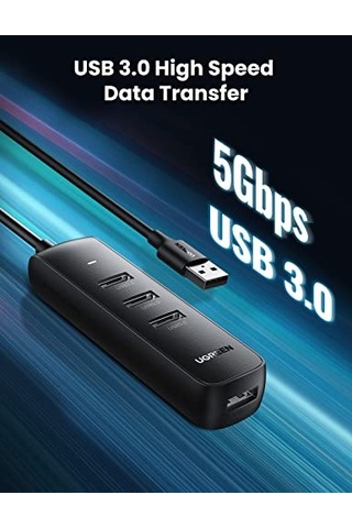 Seri 4-port Hub Uzay Grisi