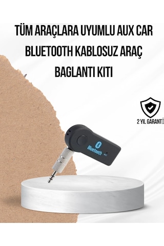 Araç İçi Bluetooth Aux Adaptörü Ve Telefon Görüşme Cihazı Diğer