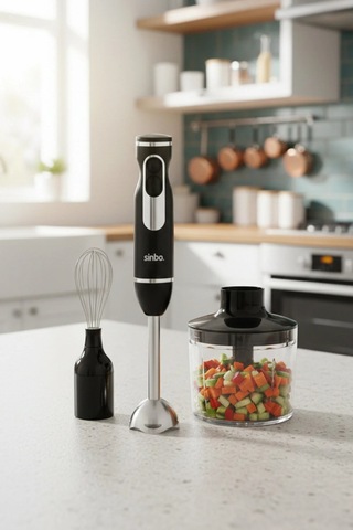 Sinbo SHB-7529 Çok Fonksiyonlu El Blender Seti