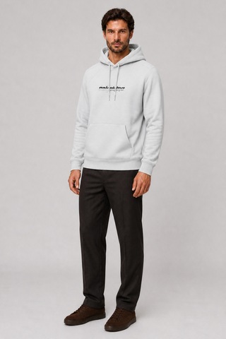 Redline Consume Erkek Regular Fit Kapüşonlu Sweatshirt Gri