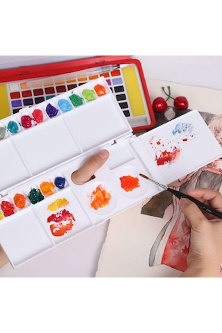 Hobi Market Art Çok Fonksiyonlu Plastik Palet 10x21 Cm.