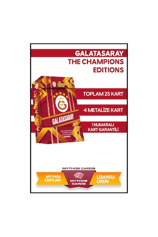The Champions Edition: Galatasaray 2024-25 - Metal Kutu
