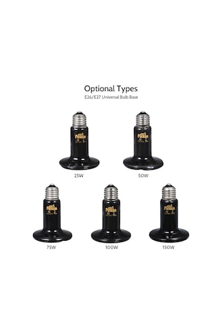 Konesam Kediler Ve Kedi Yavruları İçin Isıtıcı Lamba - E27 Evrensel Tabanlı 150w Seramik Isı Kaynağı - Ac220-230v