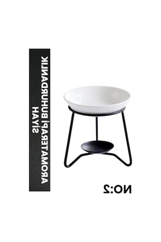 Minimal Tasarımlı Siyah Aromaterapi Buhurdanlık