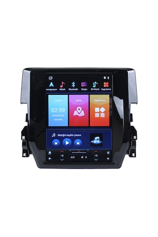 Honda Civic Fc5 2016/2022 Model Tesla 9.7'' İnç Kameralı, Carplay'li 9"