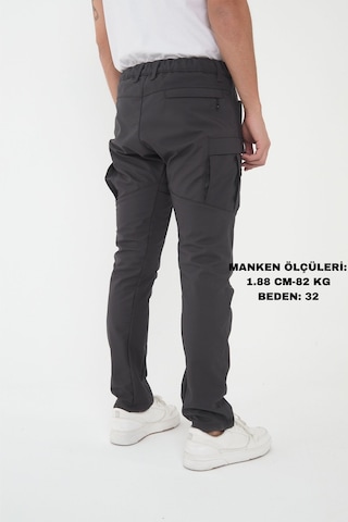 Camp592 Outdoor Softshell Su Ve Rüzgara Dayanıklı İçi Polarlı Kışlık Erkek Taktik Pantolon Antrasit Antrasit