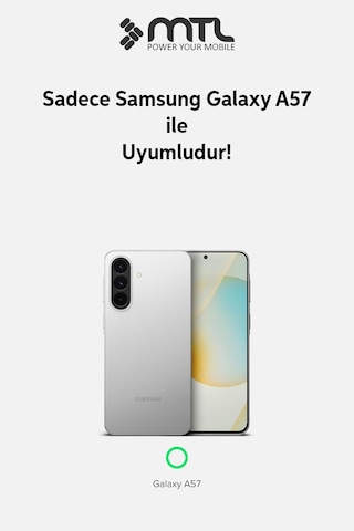 Samsung Galaxy A57 Şeffaf Magsafe Kılıf Mtl Safe