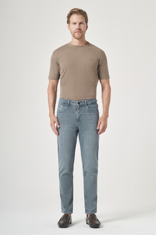İmza Haki 5 Cep Gabardin Slim Fit Pamuklu Denim Jean Kot Pantolon 1023260154