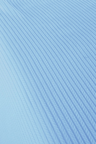 Tek Kişilik Saç Örgü Pike Seti Yatak Örtüsü Takımı 1 Adet Yastık Kılıfı 160 X 220 Cm Mavi