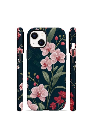 Velvoria Valestra Gece Orkide Apple iPhone Uyumlu 15 Darbe Korumalı Kılıf Valestra Select - Gece Orkide