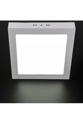 Fujika Sıva Üstü Kare Led Panel Armatür 22w 6400k Beyaz Işık Beyaz