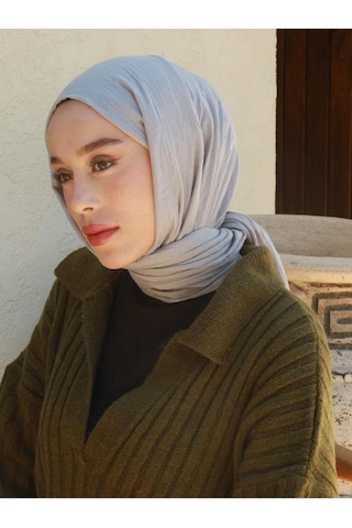 Moda Kaşmir Modal Kraş Şal Serisi Gri