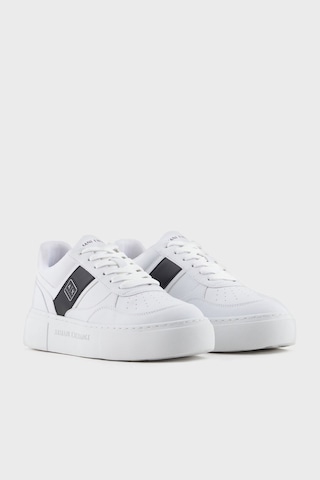 Armani Exchange Bayan Ayakkabı Xdx176 Xv917 K488 Beyaz-siyah Beyaz-siyah Beyaz - Siyah