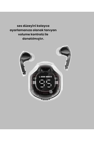 Kablosuz Şarj Destekli Hafif Ve Güçlü Kulaklık -