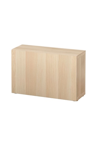 Raf Ünitesi, Ağartılmış Meşe Görünümlü, 60x20x38 Cm, Lappvıken 1100 Koyu Ceviz