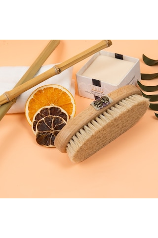Efsoon Organics Doğal At Kılı Selülit Fırçası
