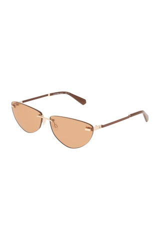 Calvin Klein Jeans Ckj 25208s 721 63 Kadın Cat Eye Gold Metal Güneş Gözlüğü Altın