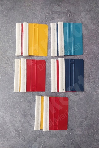 Keçeli Ragle 10 Adet Folyo & Cam Filmi Yapıştırma Aparatı