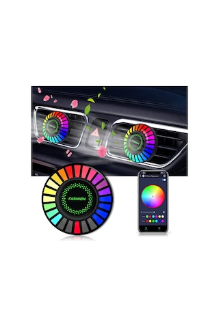 F2 Rgb Bluetoothlu Sese Duyarlı Ekolayzer Araç İçi Led