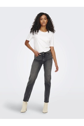 Only Onlemily Stretch Hw St Ak Dnm Cro614noos Kadın Jean Pantolon-27458-koyu Gri Koyu Gri